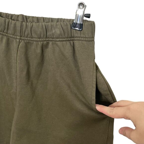 Good American Pull On Shorts Sea Turtle Green Women’s Size Small French Terry - Picture 3 of 10